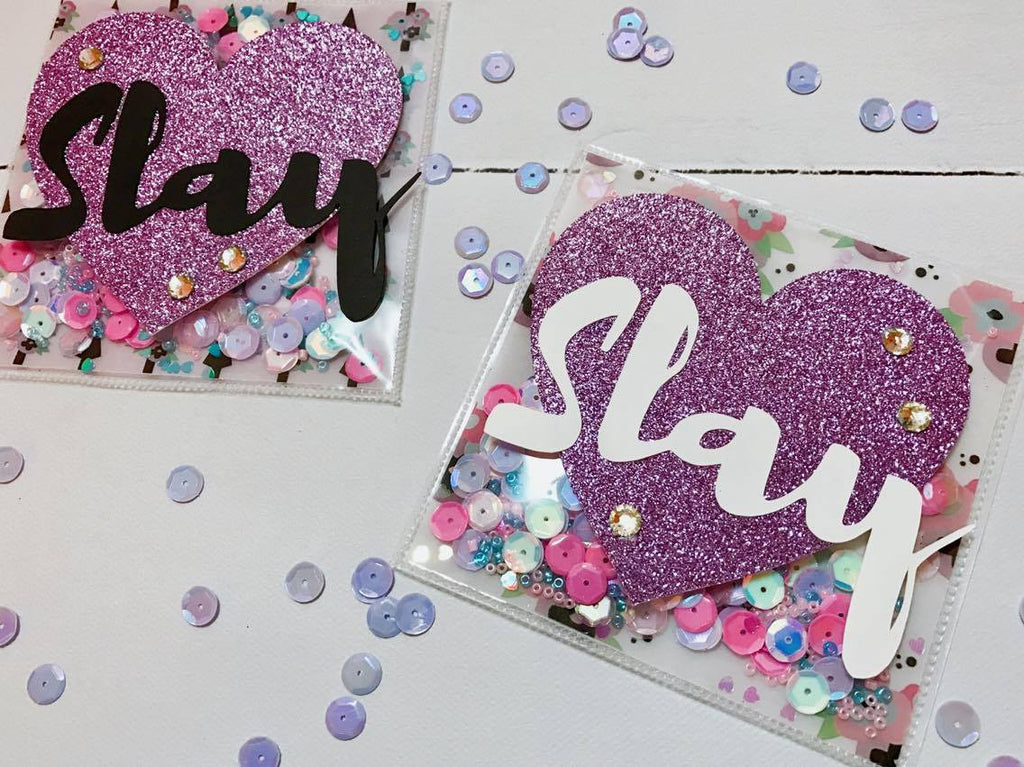 Slay It Girl Shaker Cards By Sabrina Ann