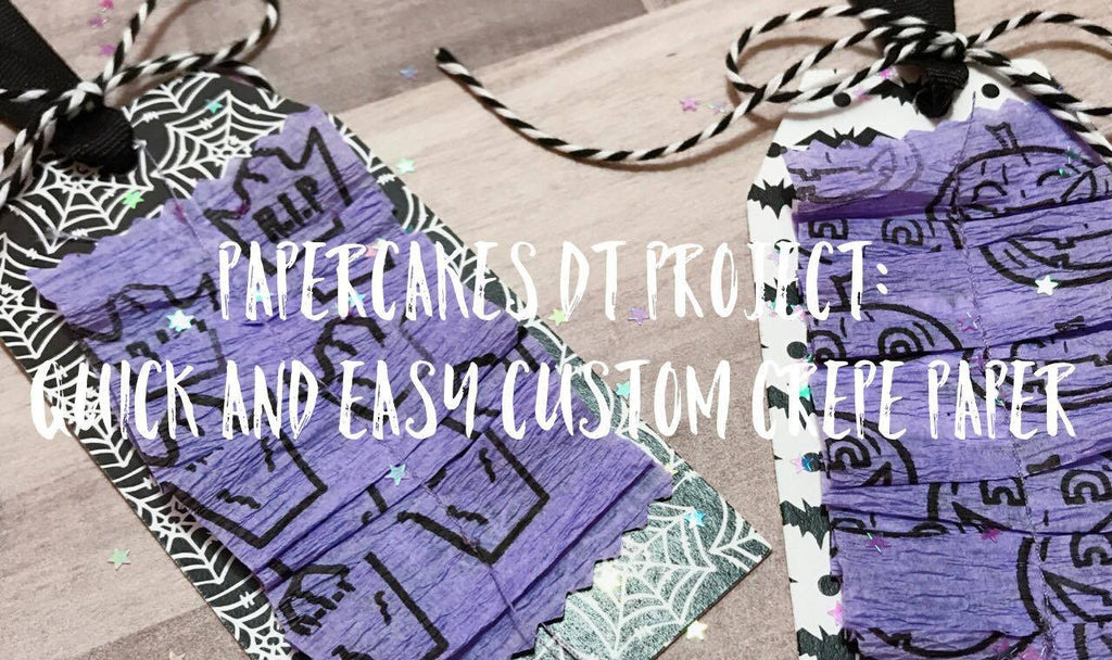 DIY Crepe Paper Tags By Sabrina Ann