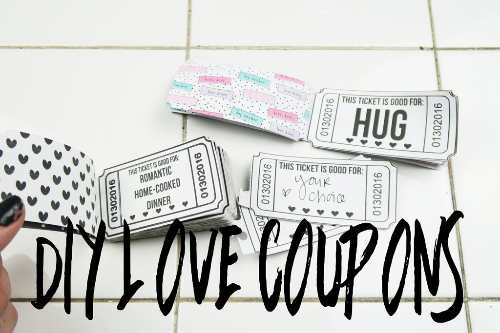 DIY Valentine's Love Coupons By Taylor