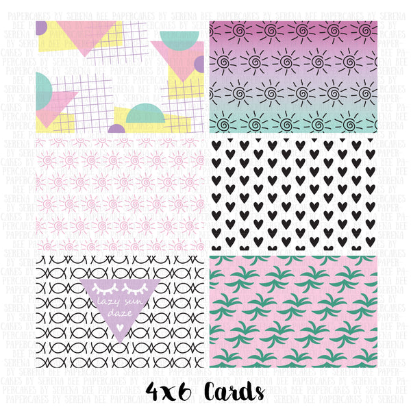 Summer Babe Journaling Cards. shop.serenabee.com