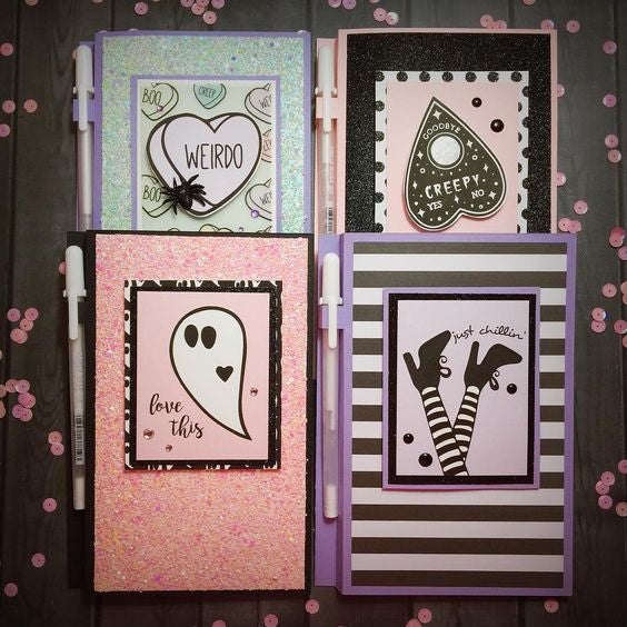 Spooky Pastel Printable Scrapbook Collection, October Daily. Papercakes by Serena Bee