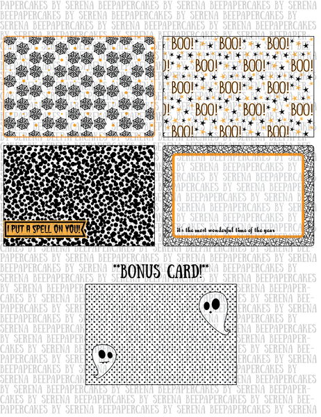jeepers creepers Halloween 2015 collection. Papercakes by Serena Bee