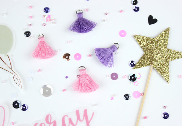 mini tassels. shop.serenabee.com
