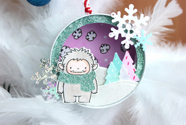 snowflakes sequins. papercakes by serena bee