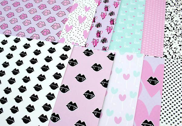 Love Bites 8x8 Papers