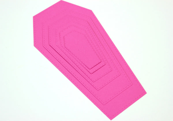 Nesting Stitched Coffin Cut File. Papercakes by Serena Bee. www.serenabee.com