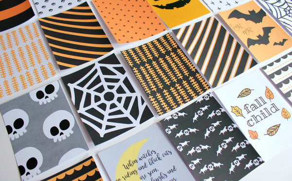 October Nights Printable Scrapbook Collection, October Daily. Papercakes by Serena Bee