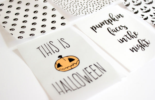 October Nights Printable Scrapbook Collection, October Daily. Papercakes by Serena Bee