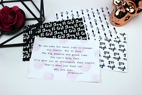 Chosen One Journaling Cards- 3x4 & 4x6