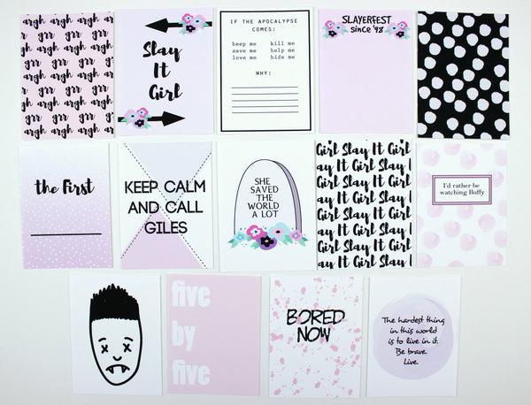 Chosen One Journaling Cards- 3x4 & 4x6