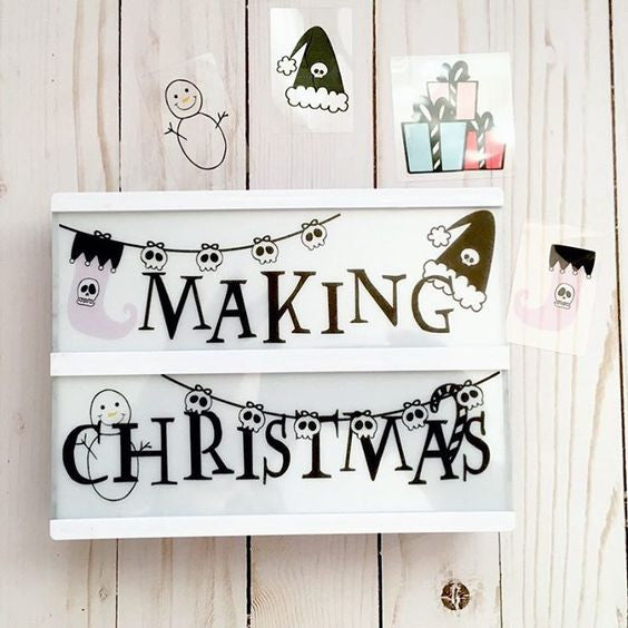 creepy xmas elements. papercakes by serena bee