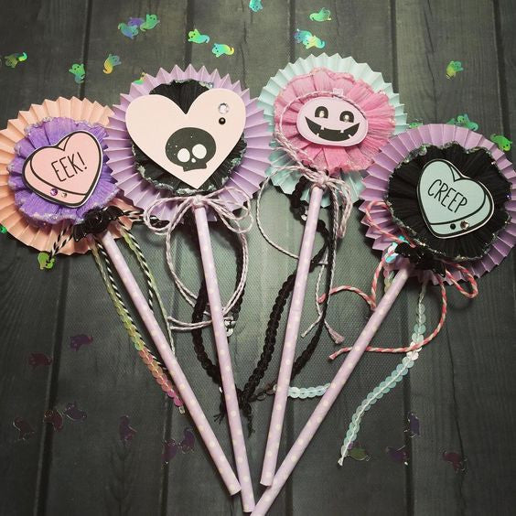 Spooky Pastel Printable Scrapbook Collection, October Daily. Papercakes by Serena Bee