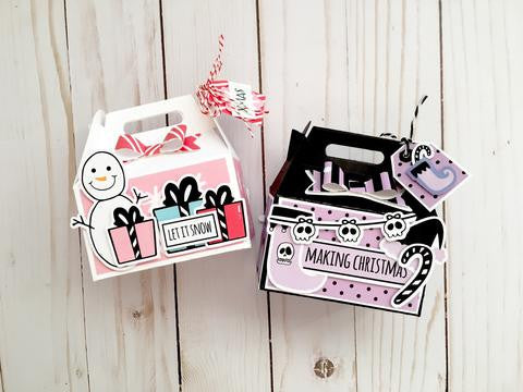 creepy xmas elements. papercakes by serena bee
