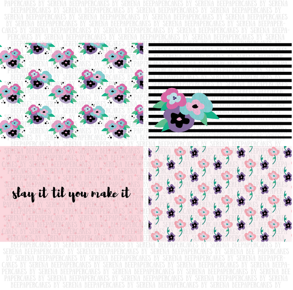 Slay It Girl Journaling Cards- 3x4 & 4x6