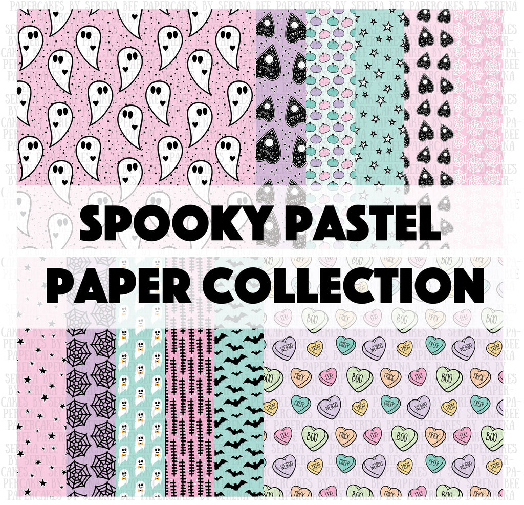 spooky pastel paper collection. shop.serenabee.com
