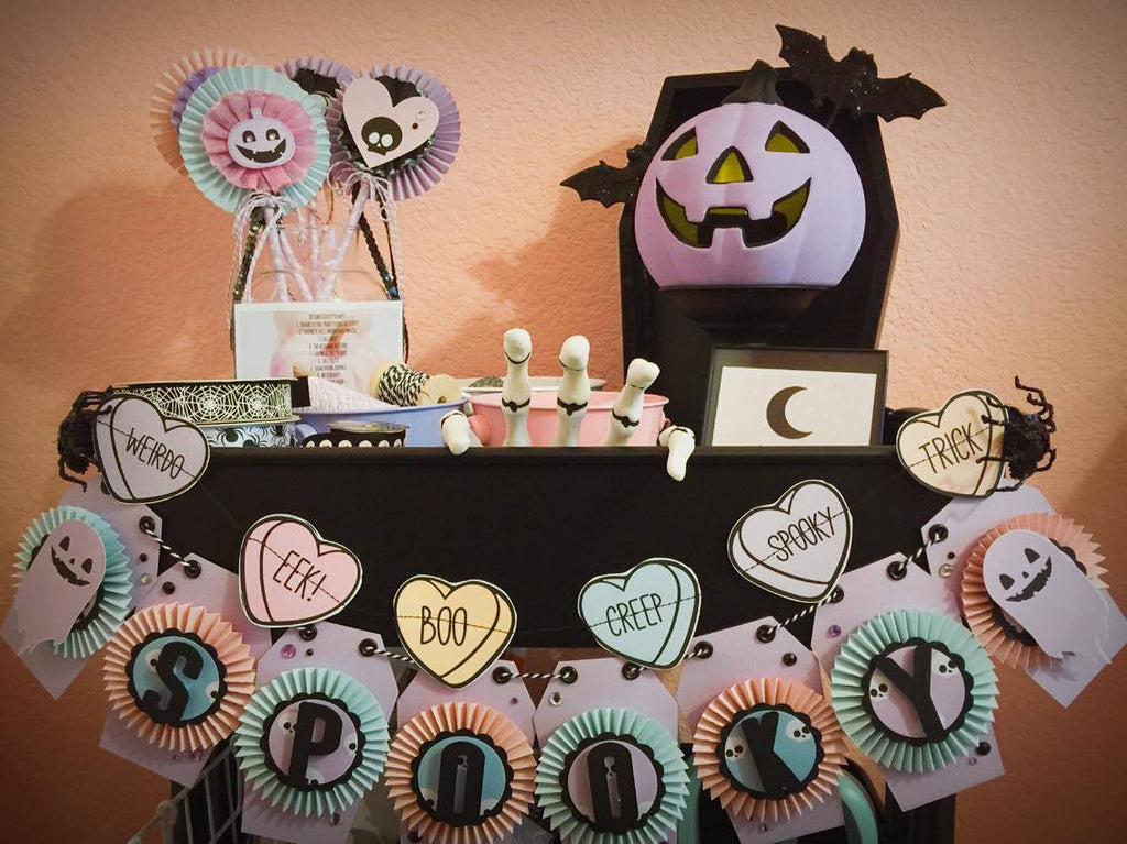 Spooky Pastel October Daily Inspiration by Sabrina Ann