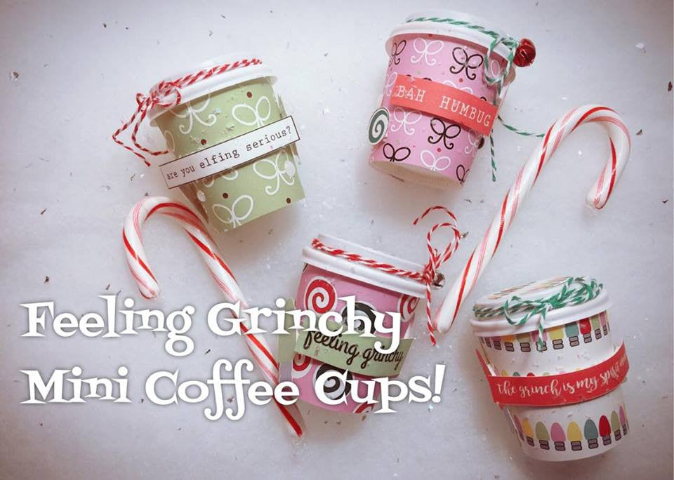 Feeling Grinchy Mini Coffee Cups by Sabrina Ann