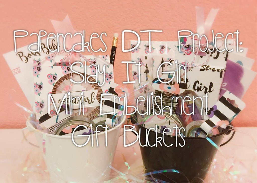 Embellishment Gift Buckets By Sabrina Ann