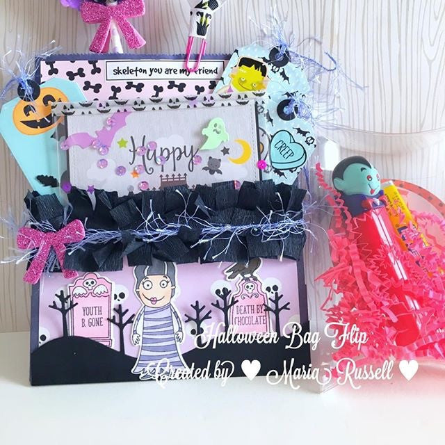 Spooky Pastel Bag Flip by Maria R