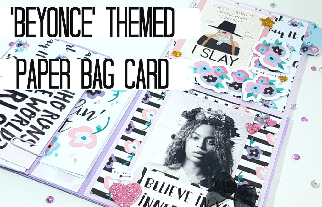 Inspirational Women's Week: Beyoncé Paper Bag Card By Rachel