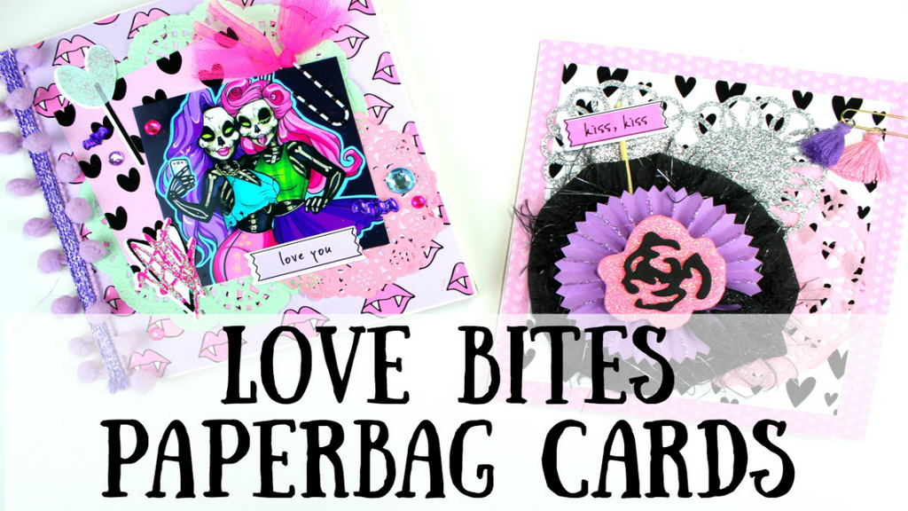 Love Bites Paperbag Cards By Serena Bee