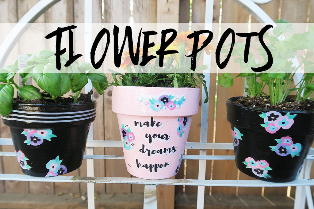 Altered Flower Pots By Taylor
