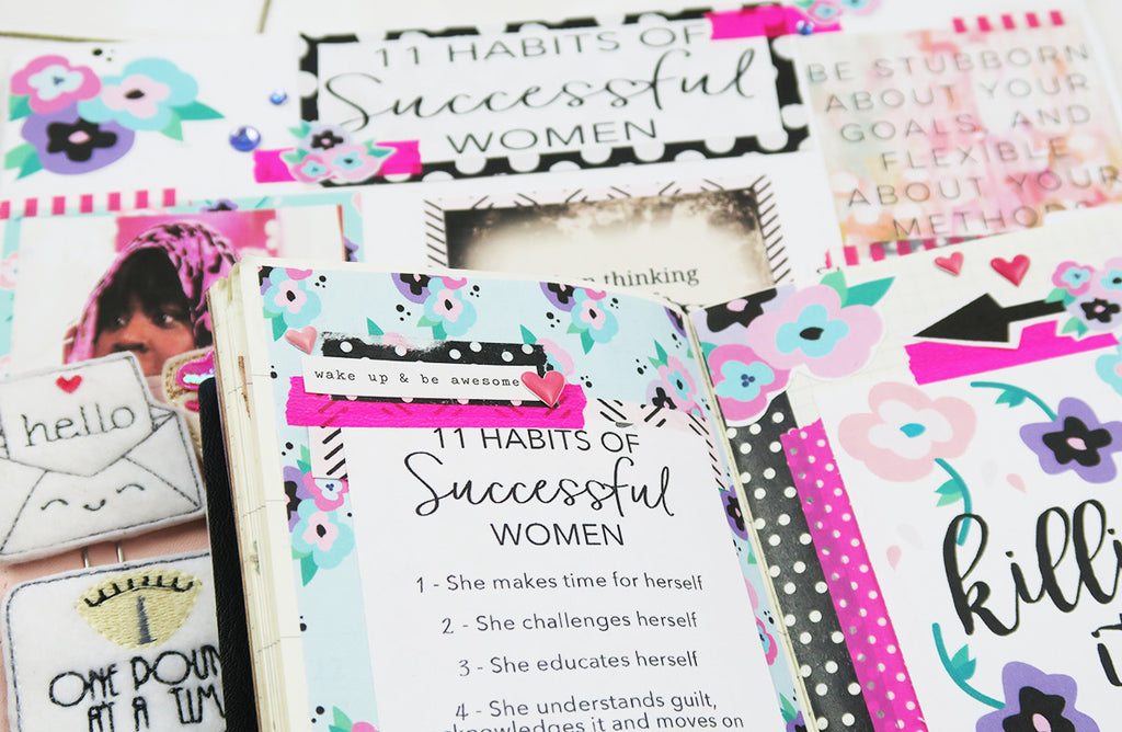 Inspirational Women's Week: Inspiration Board and Travelers Notebook By Taylor