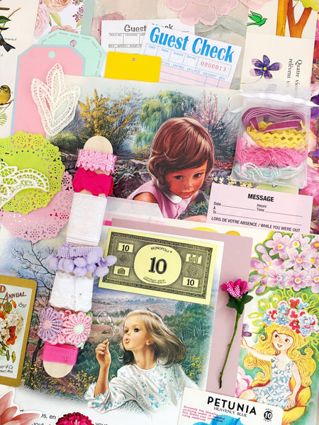 🌷 Whimsical Spring Junk journal Kit