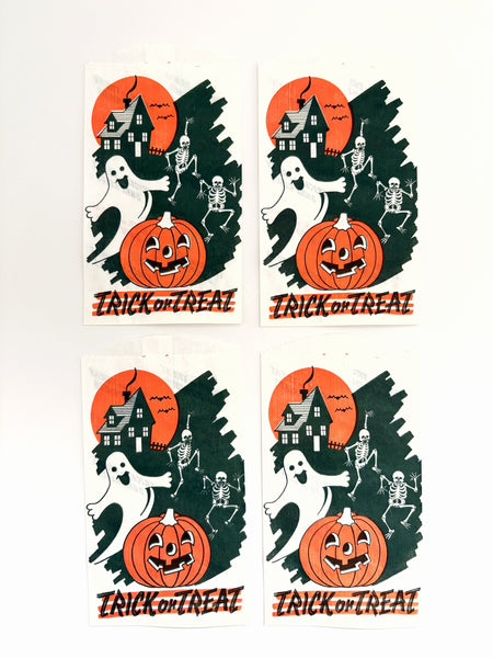 Vintage NOS Trick or Treat Paper Bags