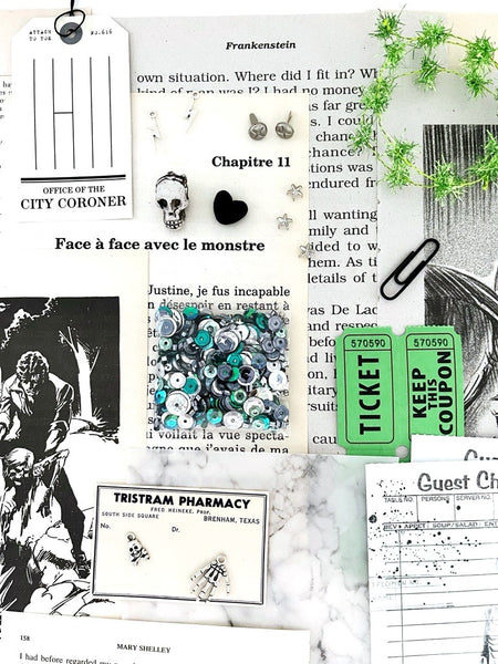 Dr. Frankenstein Junk Journal/October Daily Kit