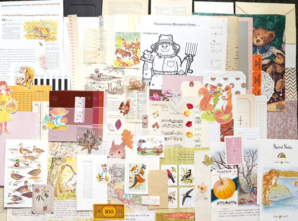 🍂 COLOURS OF AUTUMN - Junk Journal Kit 🍂