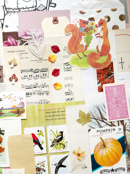🍂 COLOURS OF AUTUMN - Junk Journal Kit 🍂