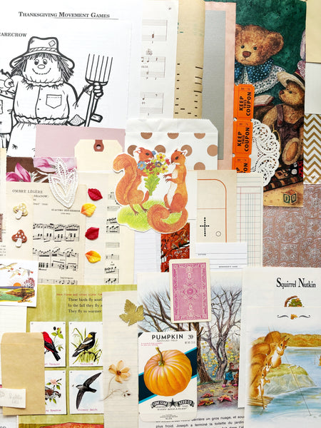 🍂 COLOURS OF AUTUMN - Junk Journal Kit 🍂