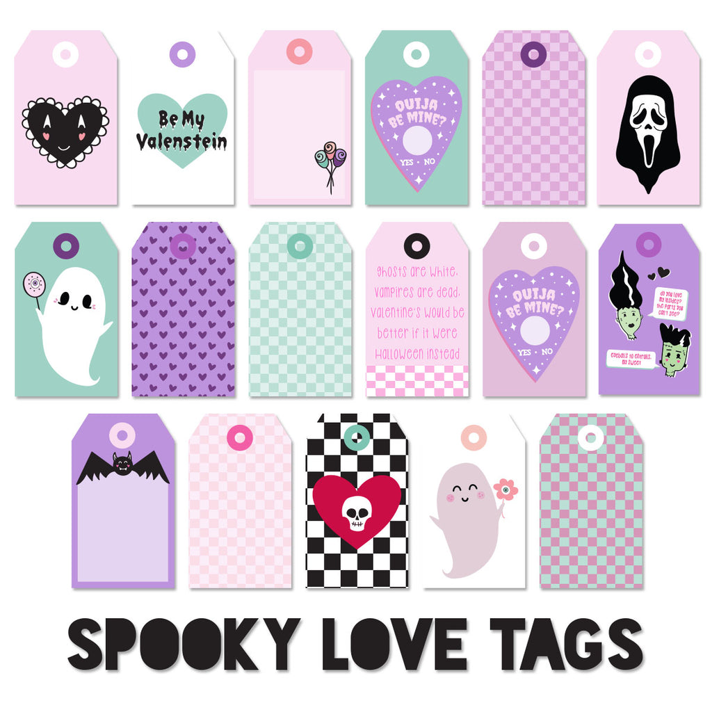 Spooky Love Tags