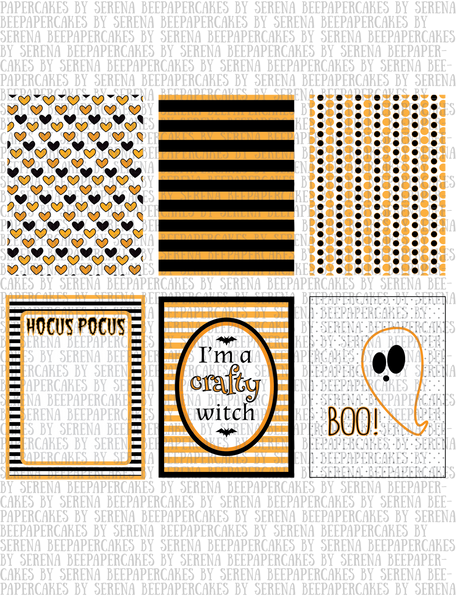jeepers creepers Halloween 2015 collection. Papercakes by Serena Bee