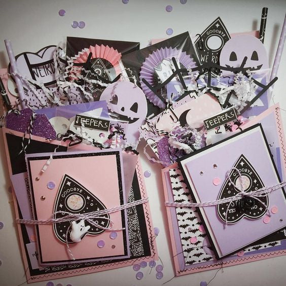 Spooky Pastel Printable Scrapbook Collection, October Daily. Papercakes by Serena Bee