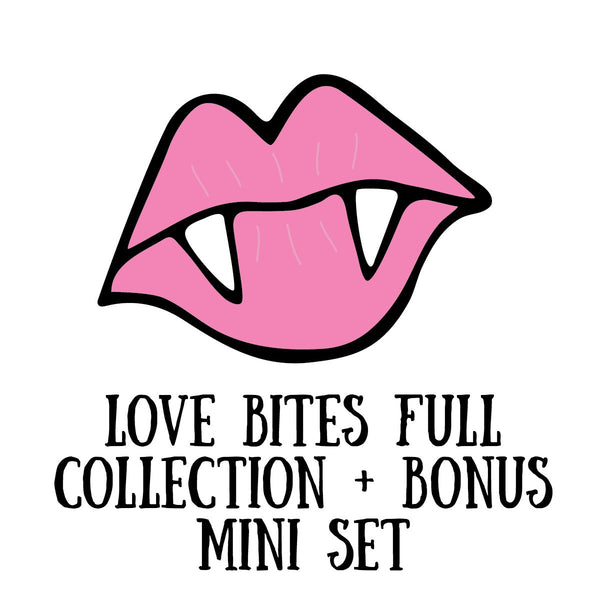 love bites full collection + Bonus mini collection. Papercakes by Serena Bee. www.serenabee.com
